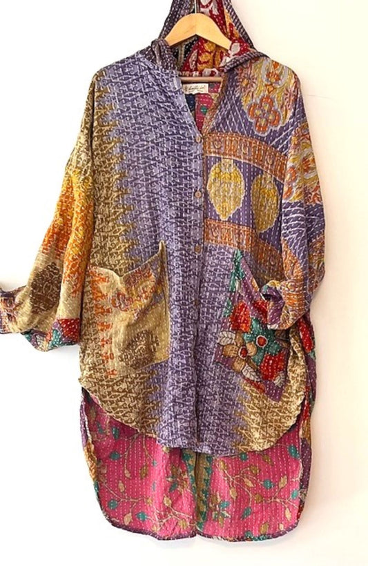 Kantha Bae Poetic Hoodie, A New Classic (Purple)