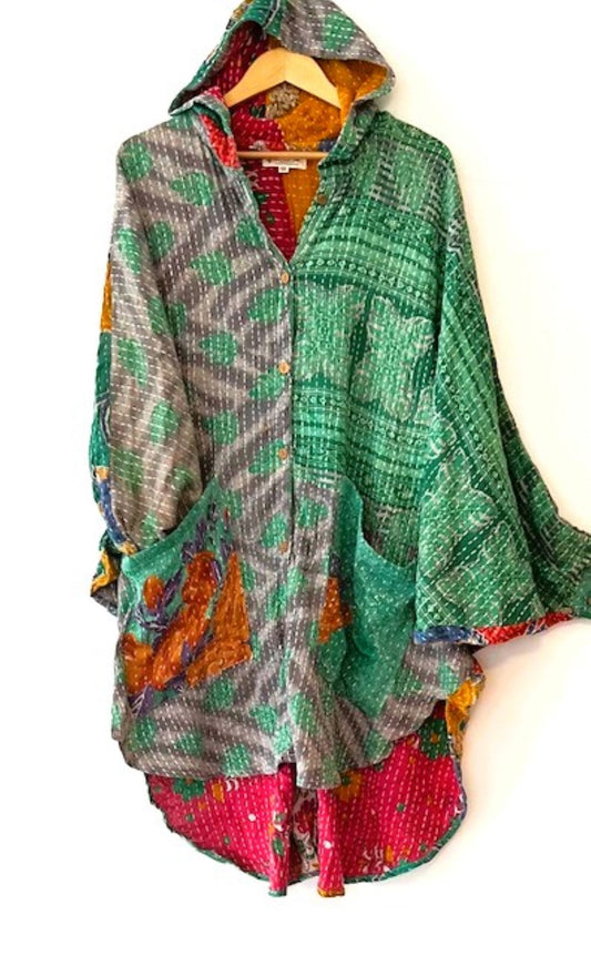 Kantha Bae Poetic Hoodie, A New Classic (Green)