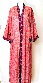 Luxury Silk Kimono Duster:  Gorgeous Colors