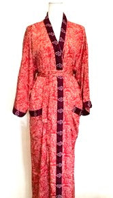 Luxury Silk Kimono Duster:  Gorgeous Colors