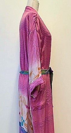 Silk Print Kimono Duster Is A Breath of Summer (Lilac)