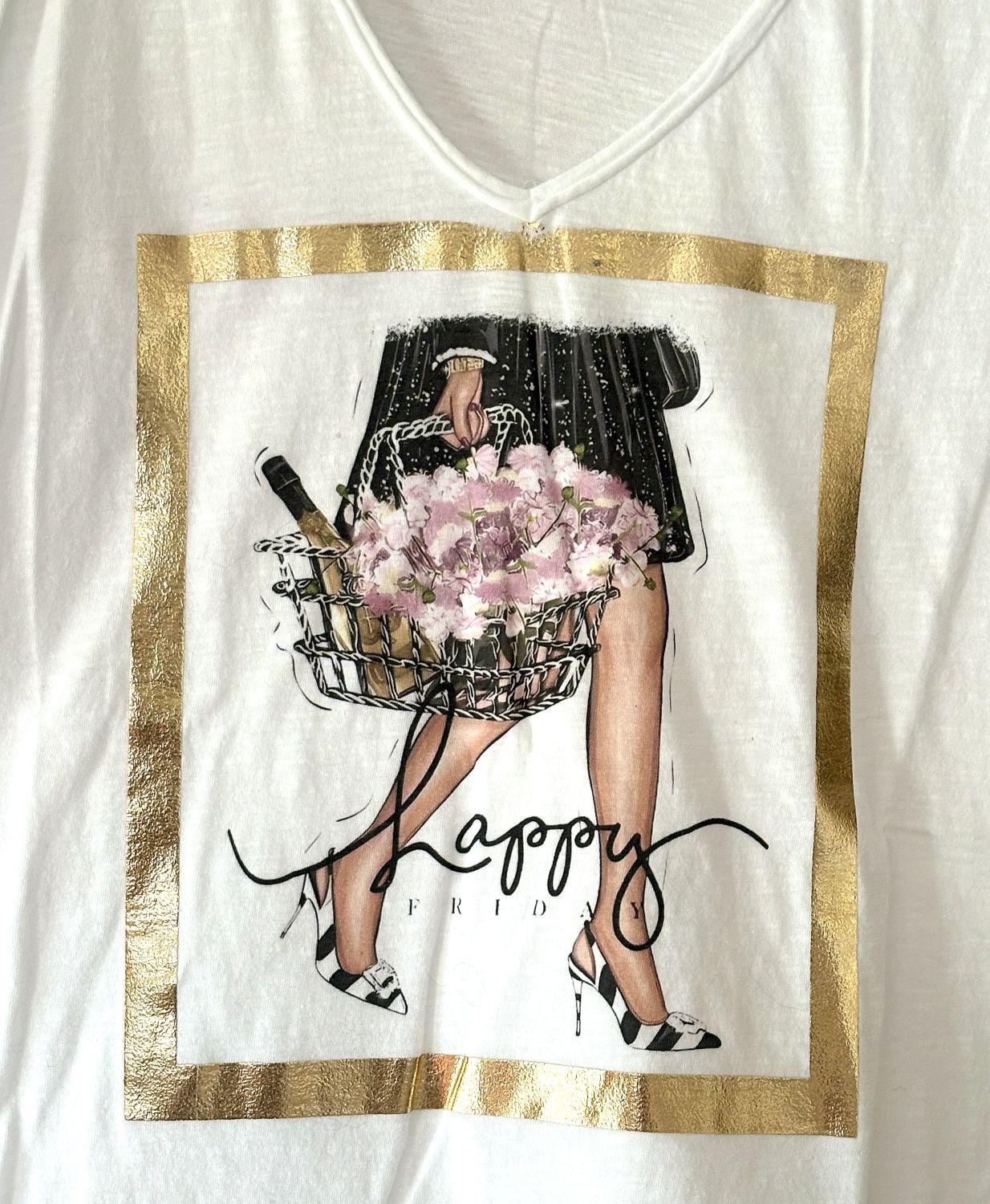 Italian One Size Cotton Tees With Iconic Mediterranean Scenes. Cute
