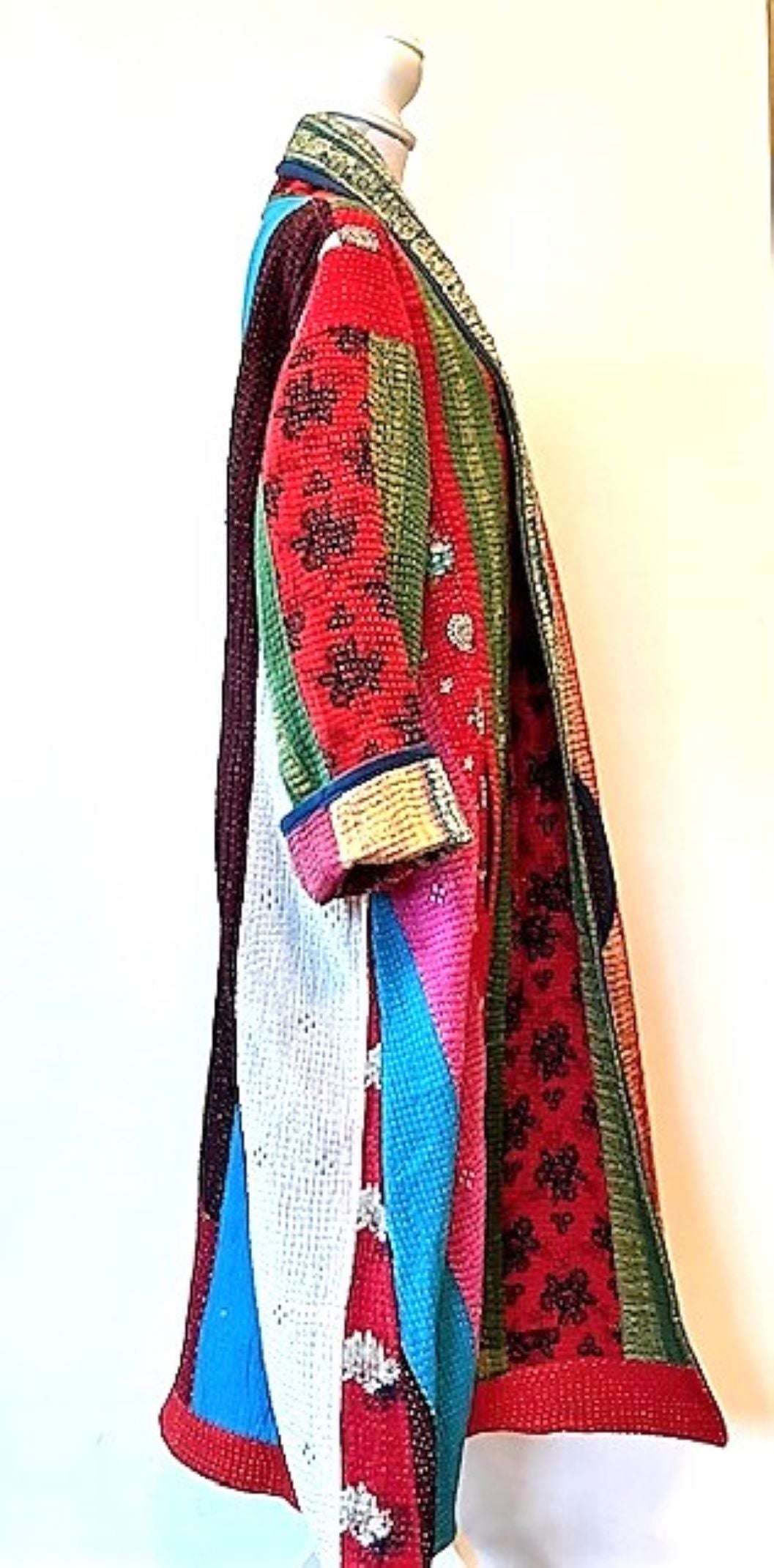 Patchwork Blanket Coats Embodies The Rich Tapestry of Culture and Tradition. Fully Reversible.