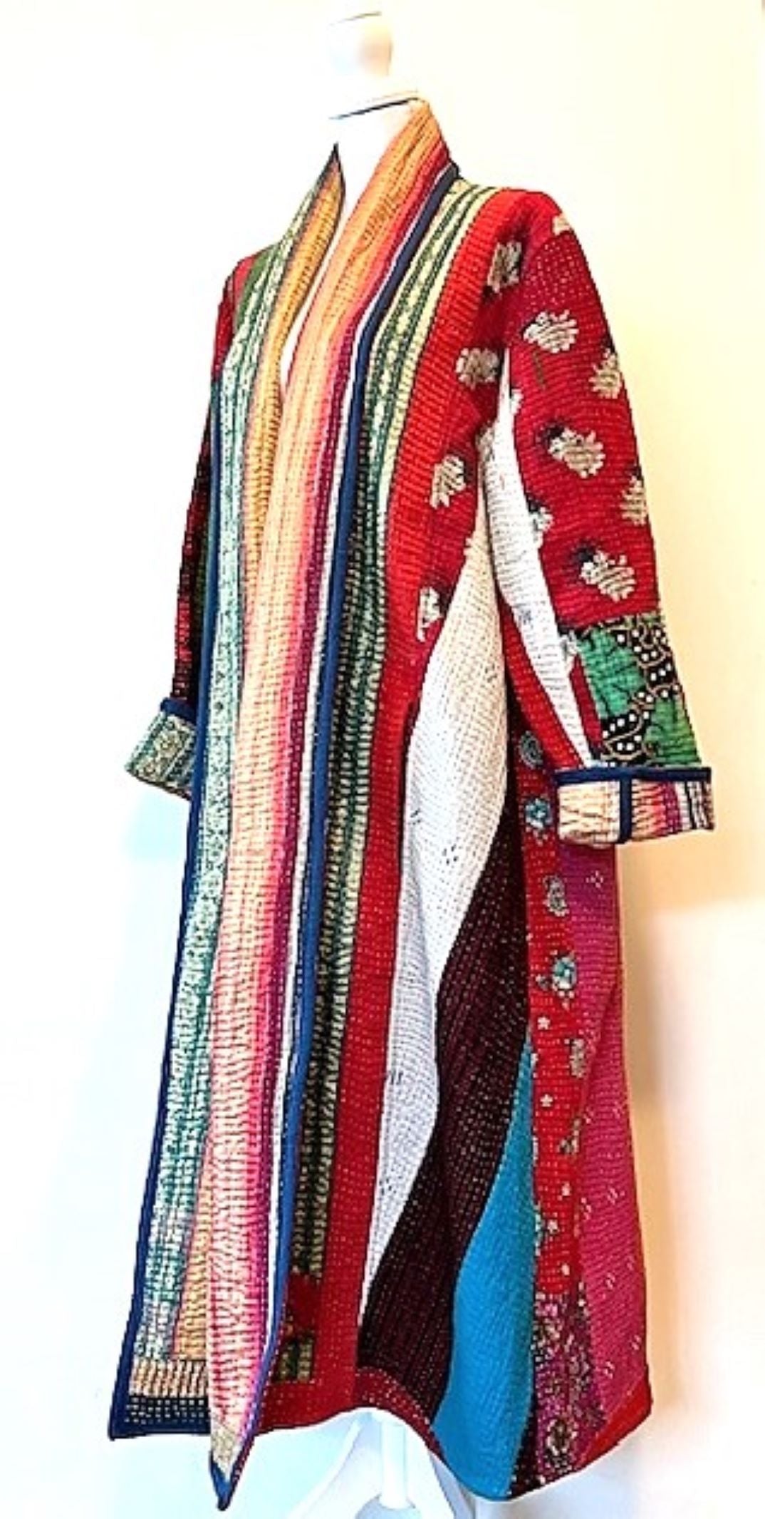 Patchwork Blanket Coats Embodies The Rich Tapestry of Culture and Tradition. Fully Reversible.