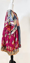 Artisan Kantha Bae  Quilt Mini Dress. Comfortable, Soft, and Very Chic (Denim)