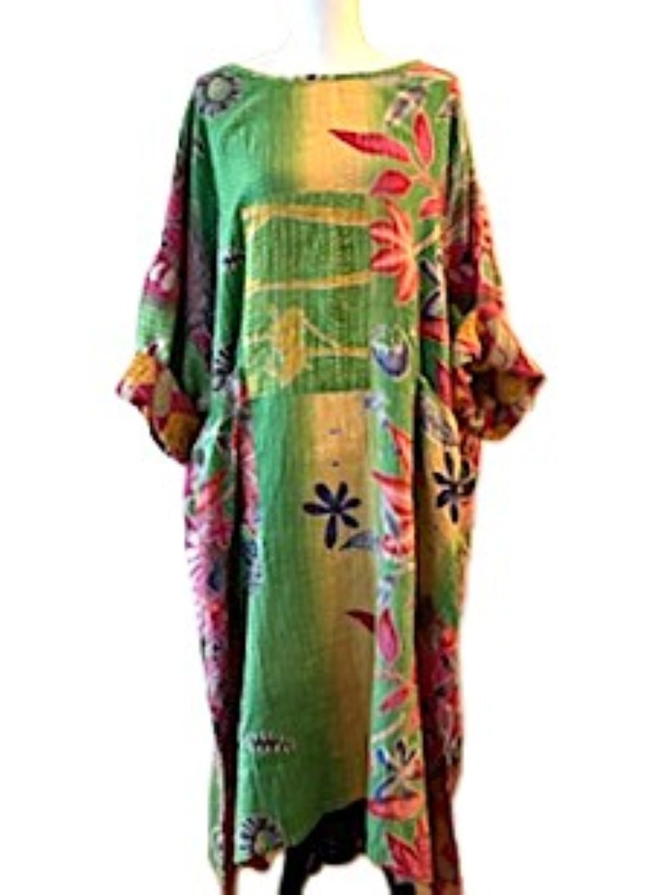 Kantha Bae Dream Pullover Maxi, Pure Comfort. (Lime)