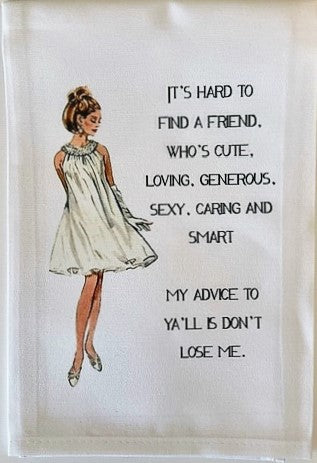 Laughing Out Loud. Graphic Scripted Tea Towels. Sold in a Set