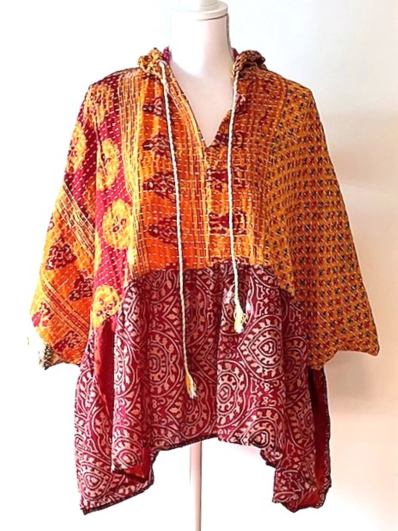 Kantha Bae Cosmic Hoodie, A New Easy Basic (Orange)