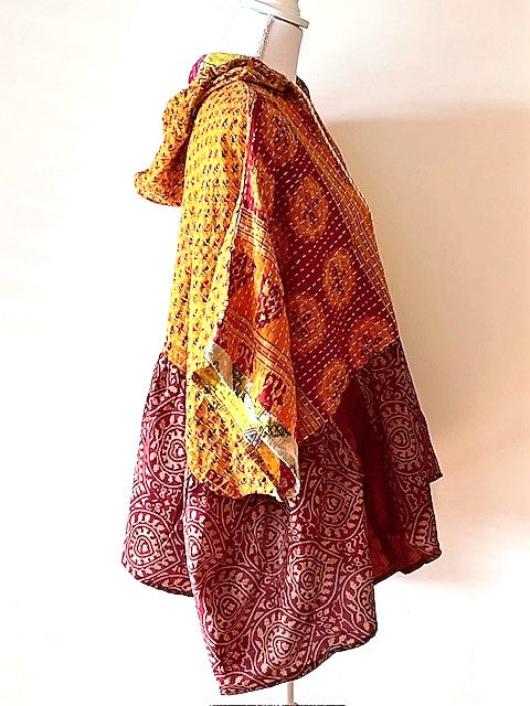 Kantha Bae Cosmic Hoodie, A New Easy Basic (Orange)