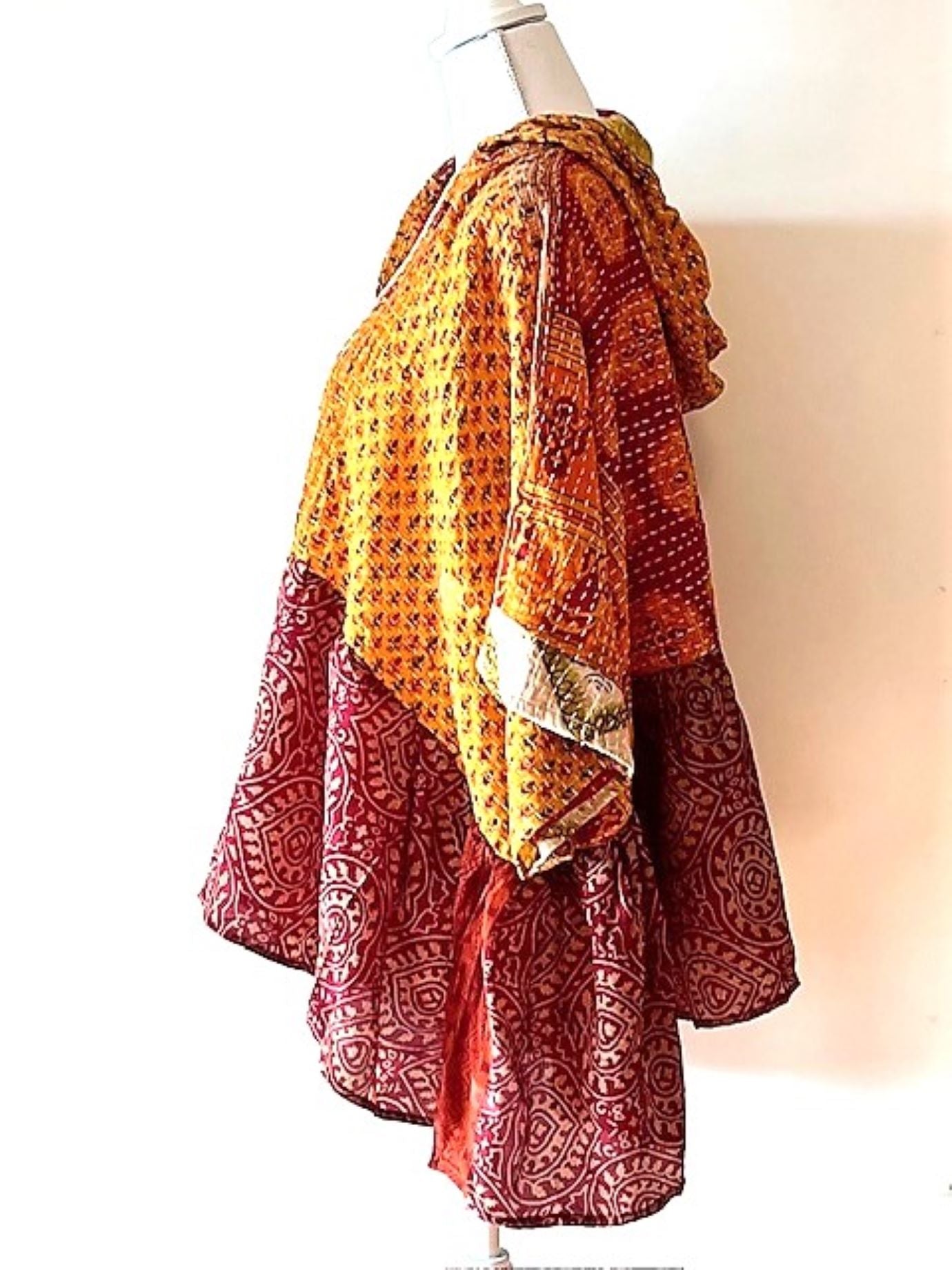 Kantha Bae Cosmic Hoodie, A New Easy Basic (Orange)