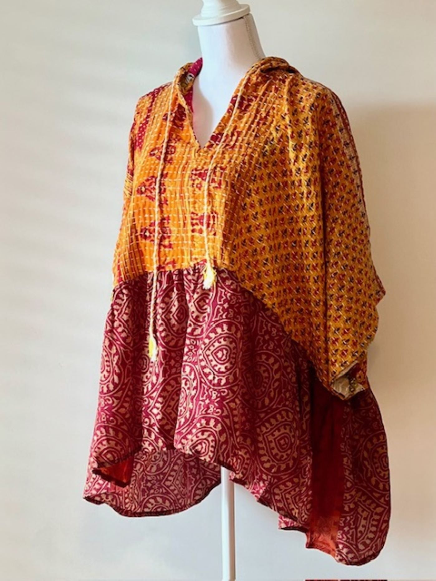 Kantha Bae Cosmic Hoodie, A New Easy Basic (Orange)