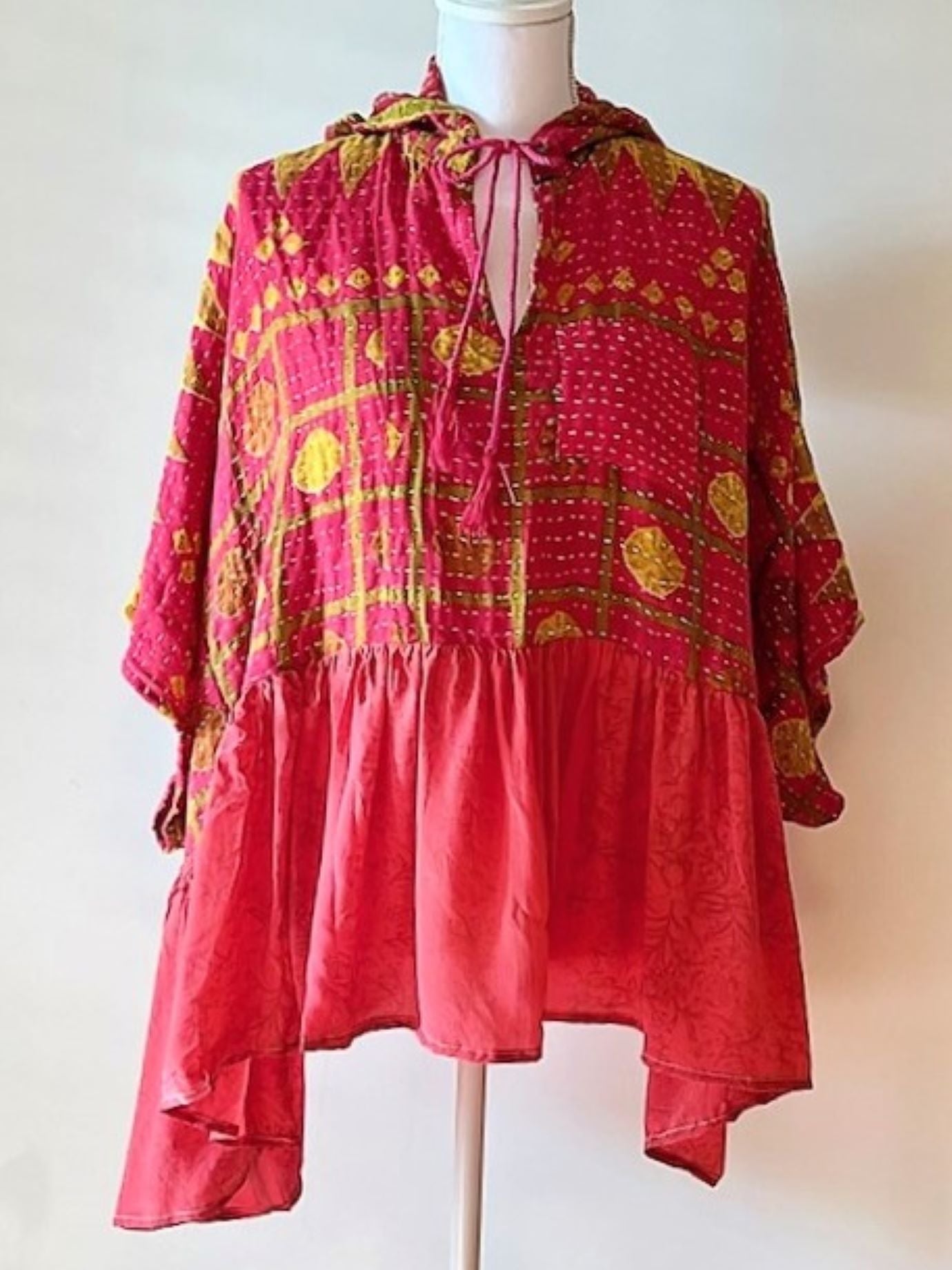 Kantha Bae Cosmic Hoodie, A New Easy Basic (Pink) (Copy)