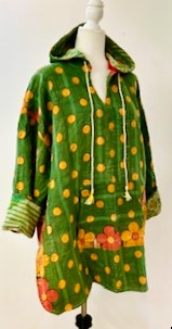 Throw and Go Hoodies Redefines Kantha (Melon)