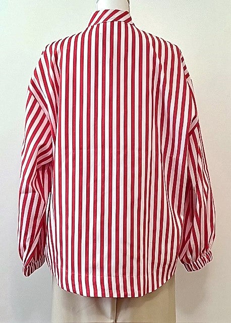 A Statement Piece Jacket, Easy Fit. Day or Night (Red Stripe)