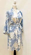 Block Print Cotton Short Kimono Robe.  Great Coverup!