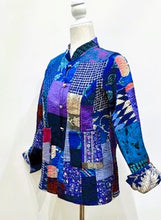 Reversible Cotton Quilted Women's Jacket in Deep Jewel Tones