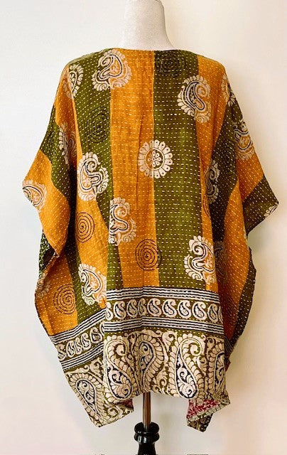 Kantha Bae Midi Muu Tunic (Mustard)