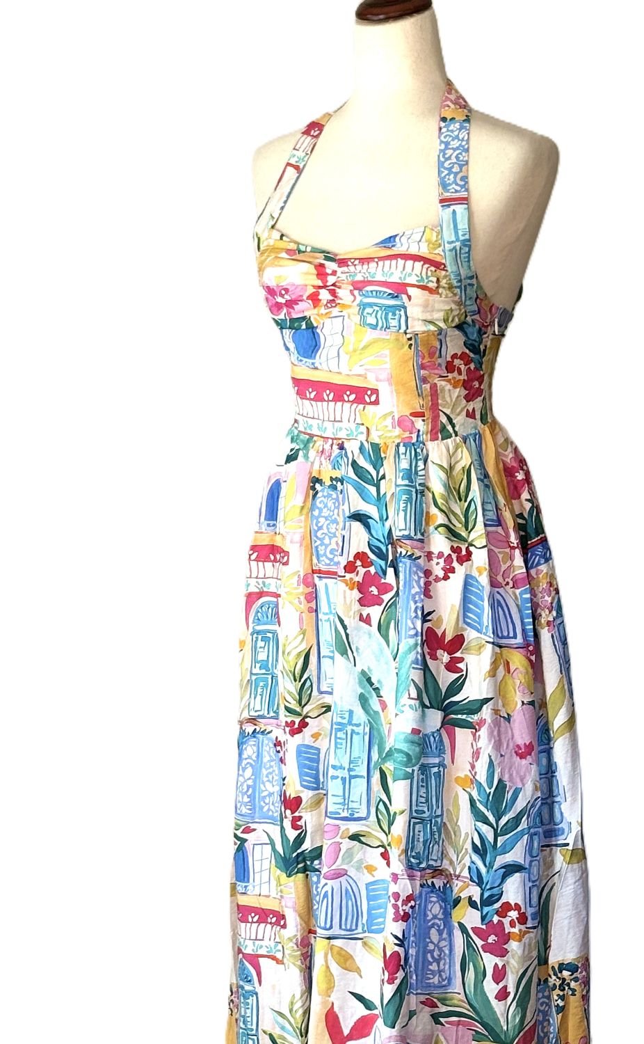 Dresses, Long Sweet Dreams Summer Halter Midi. (Multicolor)