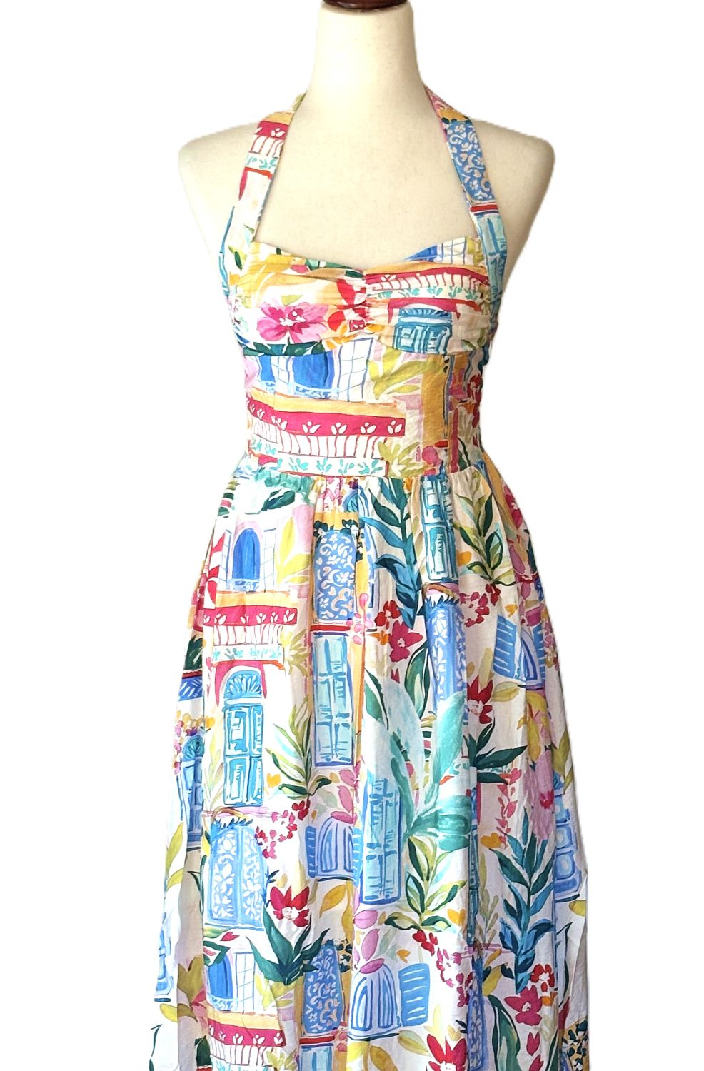 Dresses, Long Sweet Dreams Summer Halter Midi. (Multicolor)