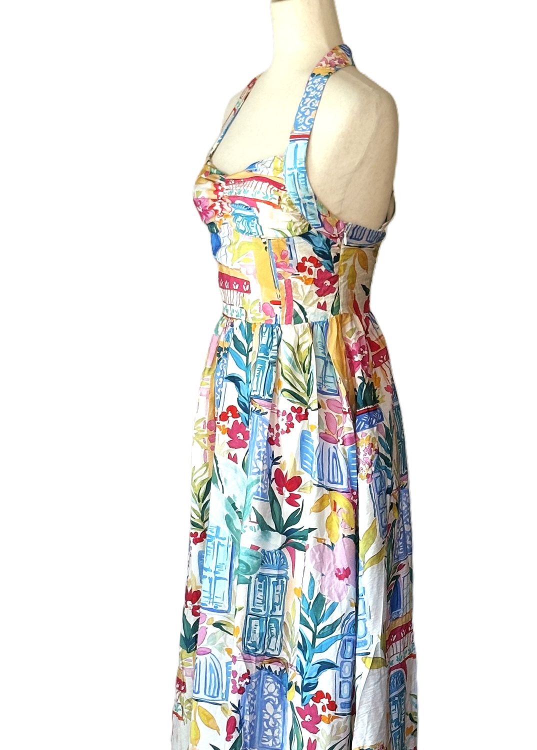 Dresses, Long Sweet Dreams Summer Halter Midi. (Multicolor)