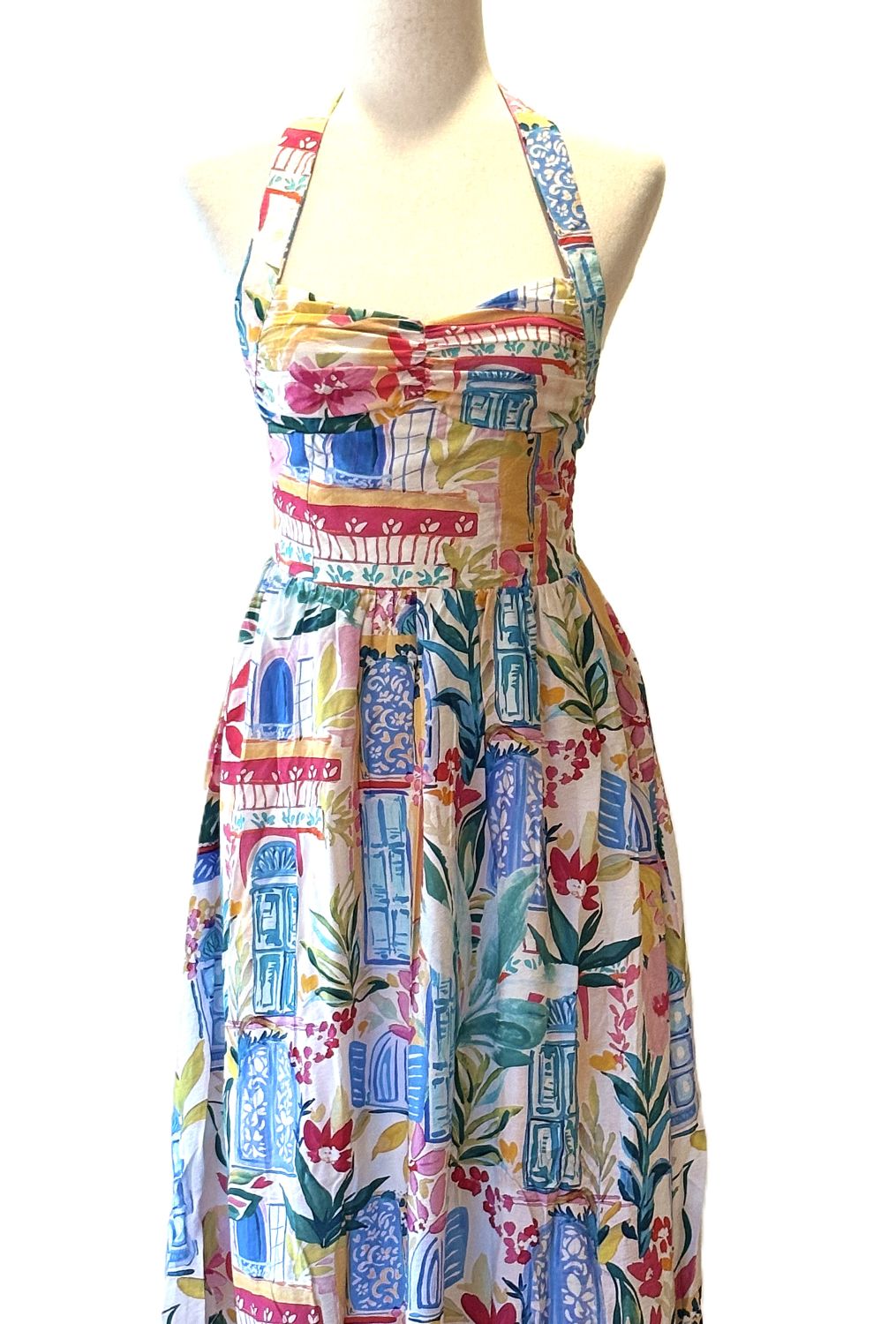 Dresses, Long Sweet Dreams Summer Halter Midi. (Multicolor)