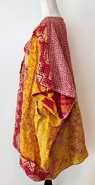 Kantha Bae Midi Muu Tunic (Cardinal)