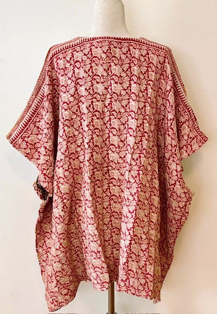 Kantha Bae Midi Muu Tunic (Rose Gold)