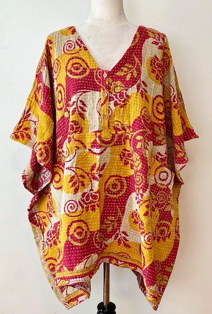 Kantha Bae Midi Muu Tunic (Abstract)