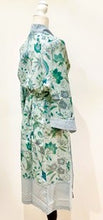 Short Floral Block Print Cotton Kimono Robe Is A Breath of Fresh Air