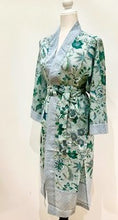 Short Floral Block Print Cotton Kimono Robe Is A Breath of Fresh Air