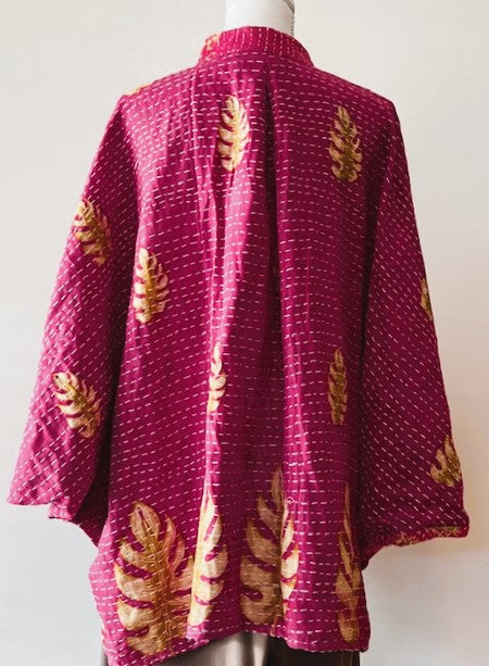 Kantha Bae Dylan's Button Down Shirt Is Versatile - Pink