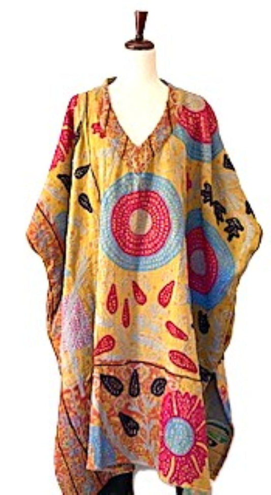 Kantha Bae New Suzani Muu (Mustard Abstract)
