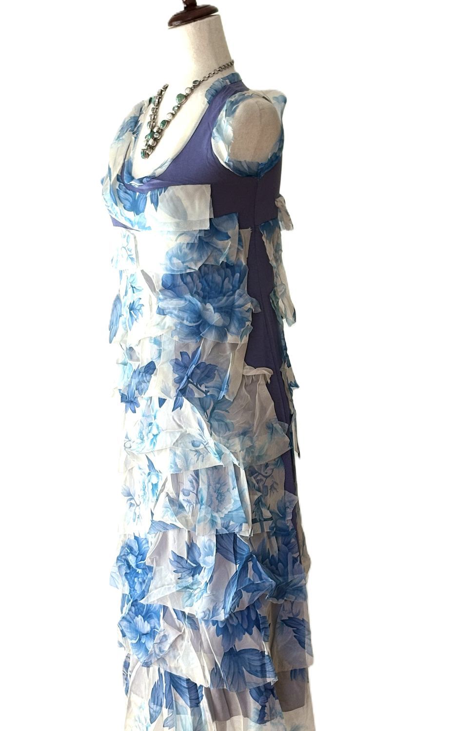 Dresses, Linen and Silk Italian Collection Floral Tiered Short Length (3 Prints)