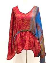 Eclispe Flowing Silk Top with Adjustable Ties: New Basic