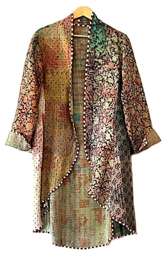 Tulip Cut Designer Waist Coat Is New and Fully Reversible. (Copy)