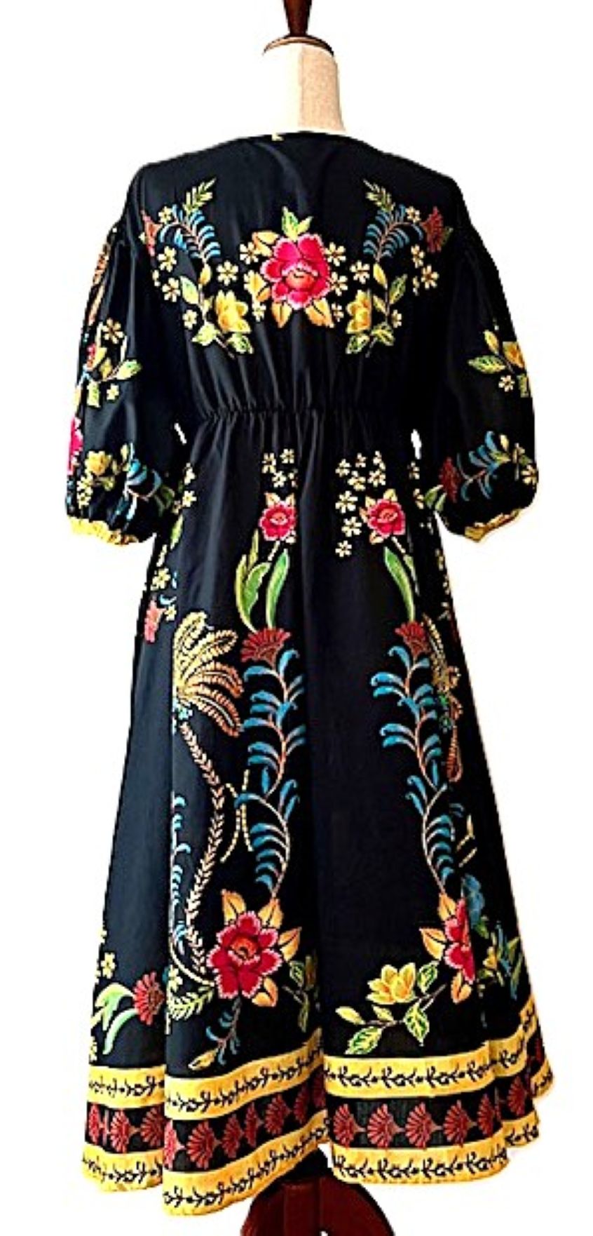 Dresses: Colorful Statement Piece Cotton Midi.