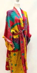 Kantha Robe Dreamweaver Kimono (Rainbow)  Is A Statement Piece.