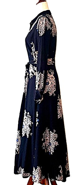 Dresses: Black Floral Shirtdress Is Stunning and Impressive.