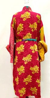 Kantha Robe Dreamweaver Kimono (Rainbow)  Is A Statement Piece.