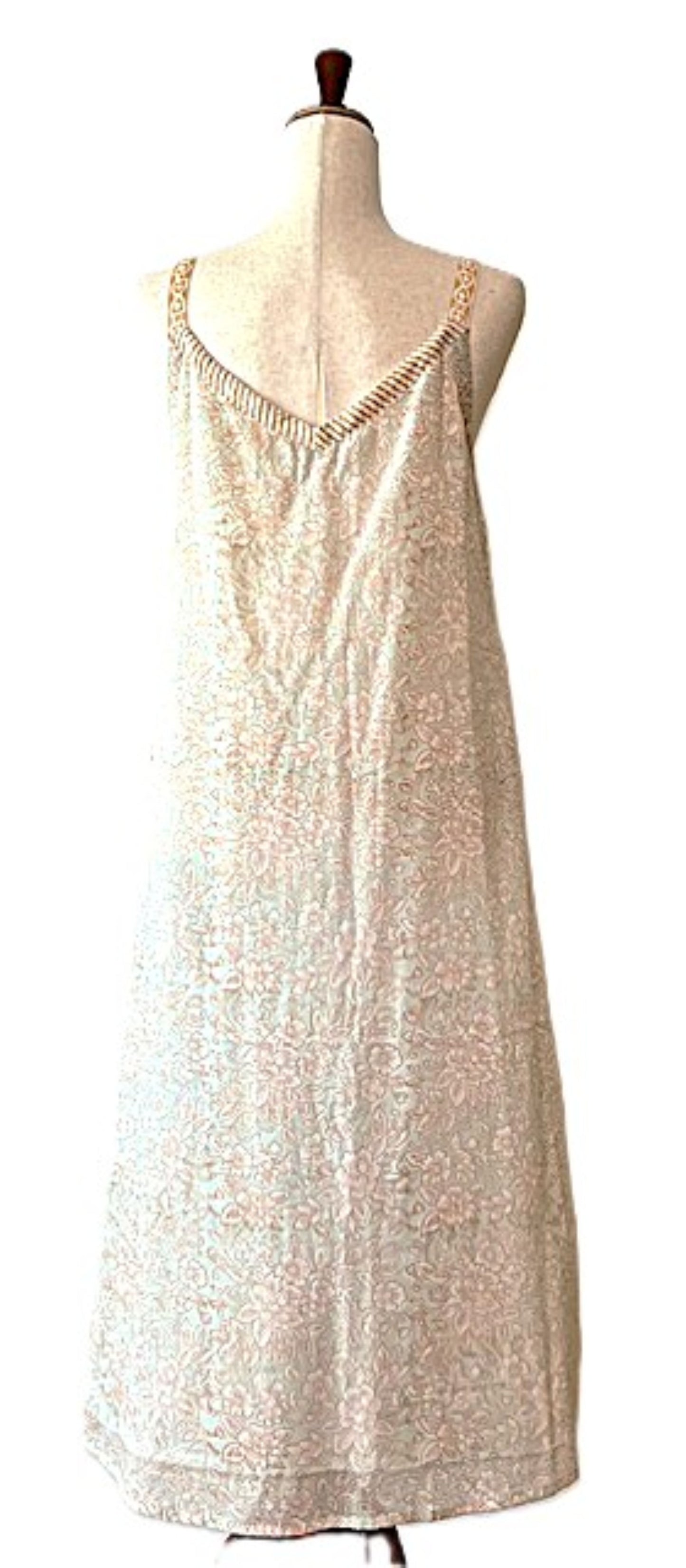 Dresses: Strappy Boho Midi Pastel Block Printed Dress. Feminine.