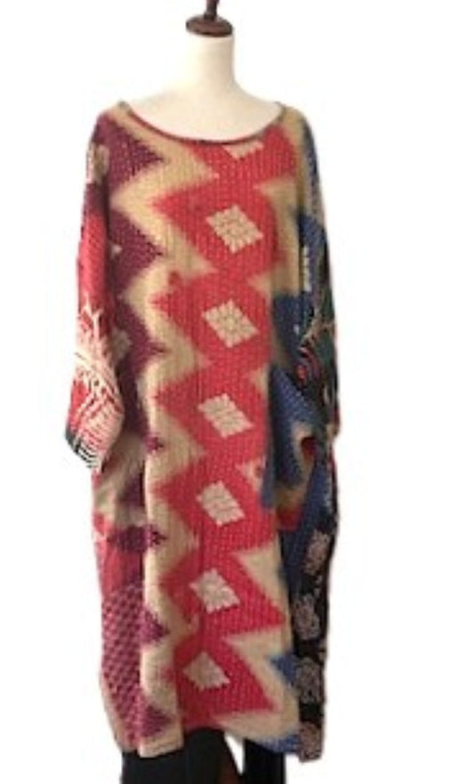 Kantha Bae Dream Pullover Maxi, Pure Comfort. (Geometric)