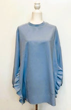 Ruffled Crepe Tunic Offers Updated Styling With Designer Details (2 Colors)