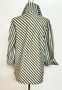 Asymmetric Striped Tunic Offers Updated Styling With Designer Details