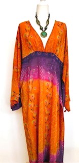 Kantha Bae Silk Maxi Is A Game Changer Orange Ombre