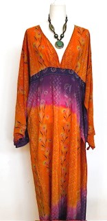 Kantha Bae Silk Maxi Is A Game Changer Orange Ombre