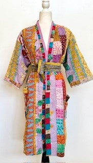 Next Generation Artisan Wrap Kantha Coat With RTW Detailing