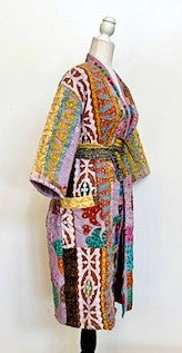 Next Generation Artisan Wrap Kantha Coat With RTW Detailing