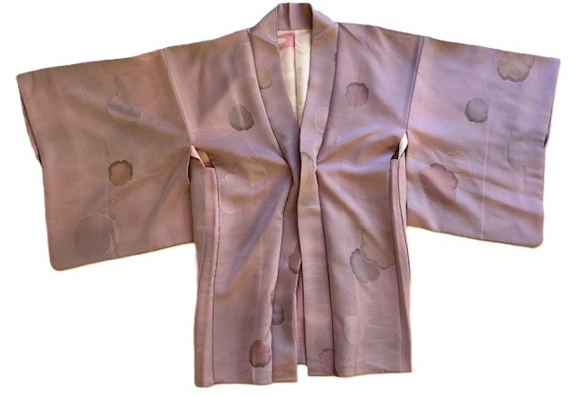 Luxurious Silk Haori Kimono Top. Soft, Supple, and Flattering (Lilac)