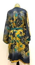 Abstract Floral Designer Cotton Kimono Duster Fully Reversible
