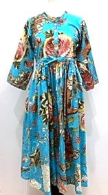 Fresh Fruit Cotton Block Print Dress Is Delightful